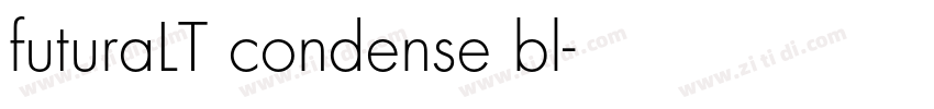 futuraLT condense bl字体转换